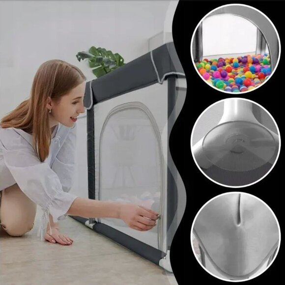 Playpen 71×59inch (no balls no mat) Dry Pool Playground 180x150x68cm PREMIUM - Picture 10 of 16